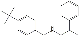 [(4-tert-butylphenyl)methyl](2-phenylpropyl)amine Struktur