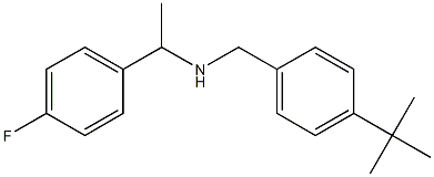 [(4-tert-butylphenyl)methyl][1-(4-fluorophenyl)ethyl]amine|