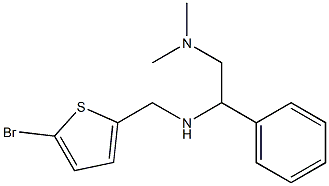 [(5-bromothiophen-2-yl)methyl][2-(dimethylamino)-1-phenylethyl]amine Structure