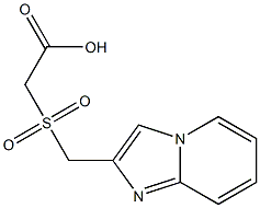 [(imidazo[1,2-a]pyridin-2-ylmethyl)sulfonyl]acetic acid Struktur