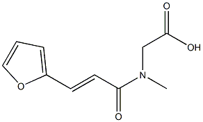 [[(2E)-3-(2-furyl)prop-2-enoyl](methyl)amino]acetic acid|