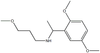 [1-(2,5-dimethoxyphenyl)ethyl](3-methoxypropyl)amine Structure