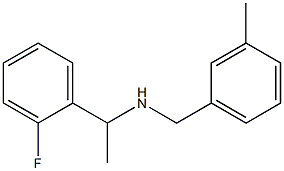 [1-(2-fluorophenyl)ethyl][(3-methylphenyl)methyl]amine