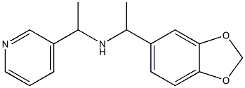 [1-(2H-1,3-benzodioxol-5-yl)ethyl][1-(pyridin-3-yl)ethyl]amine|
