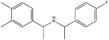 [1-(3,4-dimethylphenyl)ethyl][1-(4-fluorophenyl)ethyl]amine