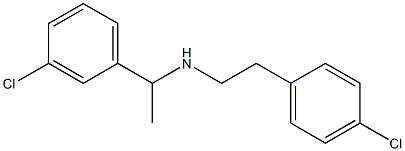 [1-(3-chlorophenyl)ethyl][2-(4-chlorophenyl)ethyl]amine|