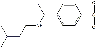 [1-(4-methanesulfonylphenyl)ethyl](3-methylbutyl)amine