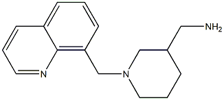 [1-(quinolin-8-ylmethyl)piperidin-3-yl]methanamine 结构式