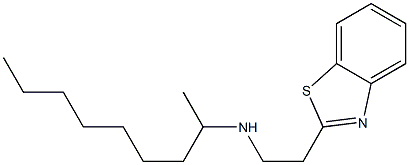 [2-(1,3-benzothiazol-2-yl)ethyl](nonan-2-yl)amine Struktur
