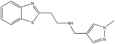 [2-(1,3-benzothiazol-2-yl)ethyl][(1-methyl-1H-pyrazol-4-yl)methyl]amine