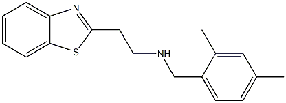 [2-(1,3-benzothiazol-2-yl)ethyl][(2,4-dimethylphenyl)methyl]amine