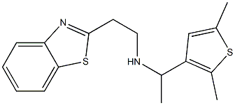 [2-(1,3-benzothiazol-2-yl)ethyl][1-(2,5-dimethylthiophen-3-yl)ethyl]amine