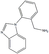 [2-(1H-1,3-benzodiazol-1-yl)phenyl]methanamine Struktur