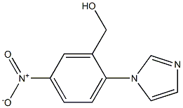 [2-(1H-imidazol-1-yl)-5-nitrophenyl]methanol Structure