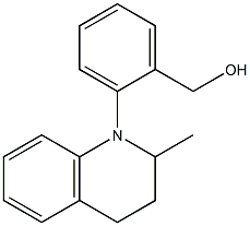 [2-(2-methyl-1,2,3,4-tetrahydroquinolin-1-yl)phenyl]methanol,,结构式