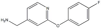 [2-(4-fluorophenoxy)pyridin-4-yl]methylamine Structure