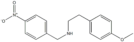 [2-(4-methoxyphenyl)ethyl][(4-nitrophenyl)methyl]amine|