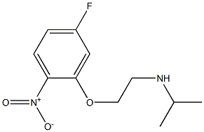 [2-(5-fluoro-2-nitrophenoxy)ethyl](propan-2-yl)amine Structure