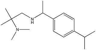 [2-(dimethylamino)-2-methylpropyl]({1-[4-(propan-2-yl)phenyl]ethyl})amine Structure