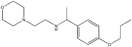 [2-(morpholin-4-yl)ethyl][1-(4-propoxyphenyl)ethyl]amine