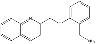 [2-(quinolin-2-ylmethoxy)phenyl]methanamine Structure
