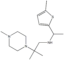  [2-methyl-2-(4-methylpiperazin-1-yl)propyl][1-(5-methylthiophen-2-yl)ethyl]amine