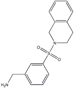 [3-(1,2,3,4-tetrahydroisoquinoline-2-sulfonyl)phenyl]methanamine
