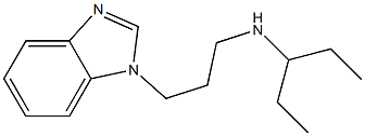 [3-(1H-1,3-benzodiazol-1-yl)propyl](pentan-3-yl)amine Struktur