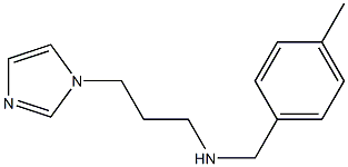 [3-(1H-imidazol-1-yl)propyl][(4-methylphenyl)methyl]amine|