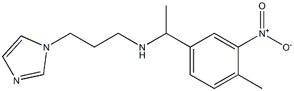 [3-(1H-imidazol-1-yl)propyl][1-(4-methyl-3-nitrophenyl)ethyl]amine