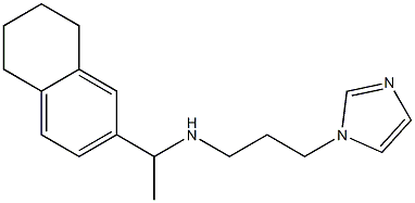 [3-(1H-imidazol-1-yl)propyl][1-(5,6,7,8-tetrahydronaphthalen-2-yl)ethyl]amine|