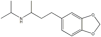 [4-(2H-1,3-benzodioxol-5-yl)butan-2-yl](propan-2-yl)amine Struktur