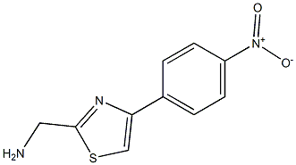 [4-(4-nitrophenyl)-1,3-thiazol-2-yl]methanamine Structure