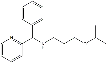  [phenyl(pyridin-2-yl)methyl][3-(propan-2-yloxy)propyl]amine