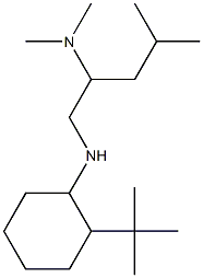 {1-[(2-tert-butylcyclohexyl)amino]-4-methylpentan-2-yl}dimethylamine 结构式
