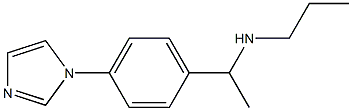 {1-[4-(1H-imidazol-1-yl)phenyl]ethyl}(propyl)amine|