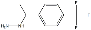 {1-[4-(trifluoromethyl)phenyl]ethyl}hydrazine Struktur