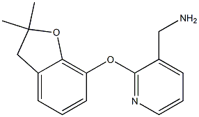 {2-[(2,2-dimethyl-2,3-dihydro-1-benzofuran-7-yl)oxy]pyridin-3-yl}methylamine