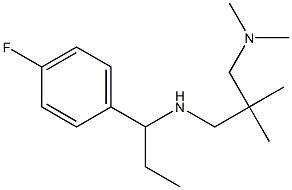 {2-[(dimethylamino)methyl]-2-methylpropyl}[1-(4-fluorophenyl)propyl]amine