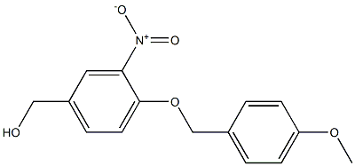 {4-[(4-methoxyphenyl)methoxy]-3-nitrophenyl}methanol