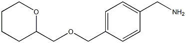 {4-[(oxan-2-ylmethoxy)methyl]phenyl}methanamine Structure