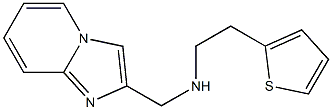 {imidazo[1,2-a]pyridin-2-ylmethyl}[2-(thiophen-2-yl)ethyl]amine Struktur