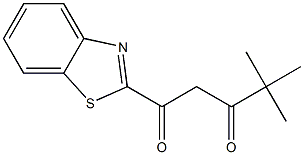 1-(1,3-benzothiazol-2-yl)-4,4-dimethylpentane-1,3-dione