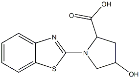 1-(1,3-benzothiazol-2-yl)-4-hydroxypyrrolidine-2-carboxylic acid