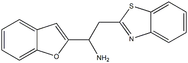 1-(1-benzofuran-2-yl)-2-(1,3-benzothiazol-2-yl)ethan-1-amine