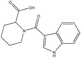 1-(1H-indol-3-ylcarbonyl)piperidine-2-carboxylic acid|