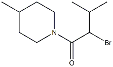 1-(2-bromo-3-methylbutanoyl)-4-methylpiperidine Structure