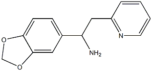1-(2H-1,3-benzodioxol-5-yl)-2-(pyridin-2-yl)ethan-1-amine Structure