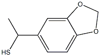 1-(2H-1,3-benzodioxol-5-yl)ethane-1-thiol Struktur