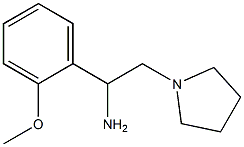 1-(2-methoxyphenyl)-2-pyrrolidin-1-ylethanamine Struktur